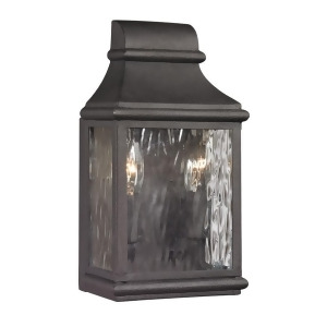 Elk Lighting Forged Jefferson Collection 2 Light Outdoor Sconce 47070-2 - All