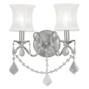 Livex Lighting Newcastle Wall Sconce in Brushed Nickel 6302-91 - All
