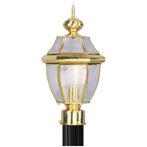 Livex Lighting Monterey Outdoor Post Head in Polished Brass 2153-02 - All