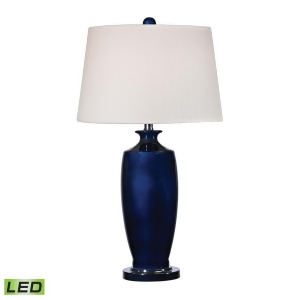 Dimond Halisham Table Lamp in Navy Blue with Black Nickel D2524-led - All