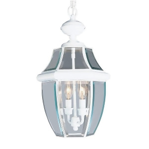 Livex Lighting Monterey Outdoor Chain Hang in White 2255-03 - All