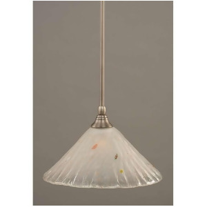 Toltec Lighting Stem Mini Pendant 12' Frosted Crystal Glass 23-Bn-701 - All