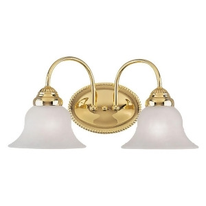 Livex Lighting Edgemont Bath Light in Polished Brass 1532-02 - All
