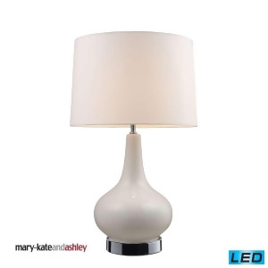 Dimond Lighting Continuum Led Table Lamp in White Chrome 3935-1-Led - All