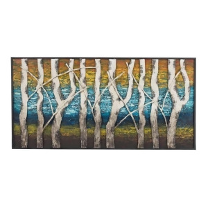 Sterling Industries Queen Lake-White Birch At Dawn Metal Wall Decor 129-1109 - All