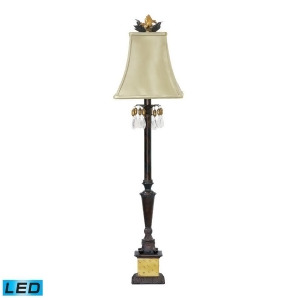 Dimond Lighting Acorn Drop Led Table Lamp in Black / Era Gold 91-267-Led - All