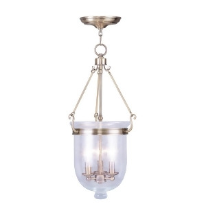 Livex Lighting Jefferson Chain Hang in Antique Brass 5084-01 - All