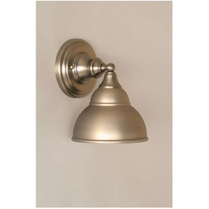 Toltec Lighting Wall Sconce 7' Double Bubble Metal Shade 40-Bn-427 - All