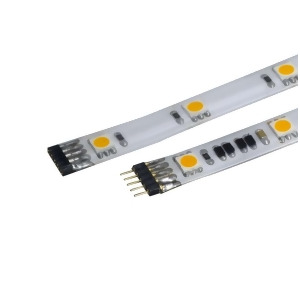 Wac Lighting InvisiLED Pro 1ft Tape Light 3000K Soft White Led-t24p-1-wt - All