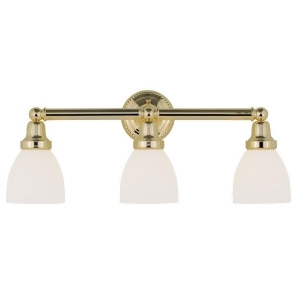 Livex Lighting Classic Bath Light in Polished Brass 1023-02 - All