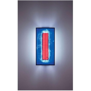 Wpt Design F/n Tall Bronze Fluorescent Red Window Blue FNTall-BZ-RWB - All