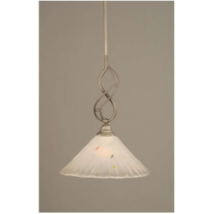 Toltec Lighting Jazz Mini Pendant 12' Frosted Crystal Glass 232-Bn-701 - All