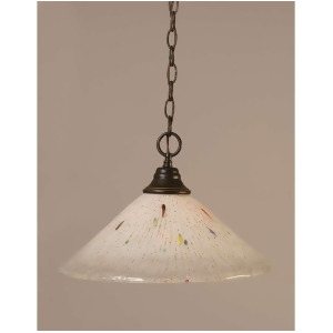 Toltec Lighting Chain Hung Pendant 16 Frosted Crystal Glass 10-Dg-711 - All