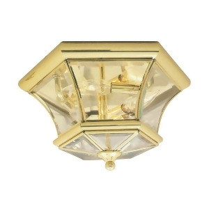 Livex Lighting Monterey/Georgetown Ceiling Mount in Polished Brass 7053-02 - All