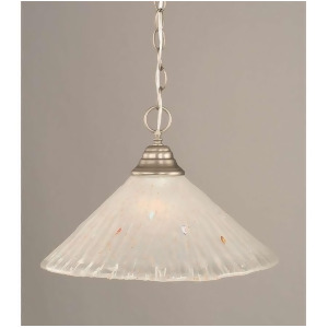 Toltec Lighting Chain Hung Pendant 16 Frosted Crystal Glass 10-Bn-711 - All