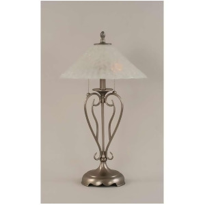 Toltec Lighting Olde Iron Table Lamp 16' Italian Bubble Glass 42-Bn-411 - All