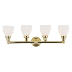 Livex Lighting Classic Bath Light in Polished Brass 1024-02 - All