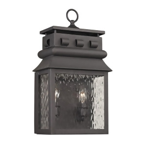 Elk Lighting Forged Lancaster Collection 2 Light Outdoor Sconce 47061-2 - All
