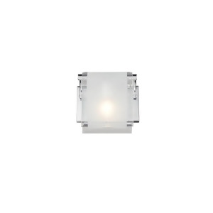 Z-lite Zephyr 1 Light Wall Sconce Chrome Clear Beveled Frosted 169-1S - All