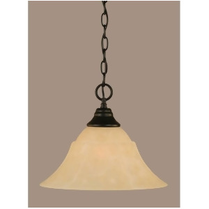 Toltec Lighting 'Chain Hung Pendant 14' Amber Marble Glass' 10-Mb-53313 - All