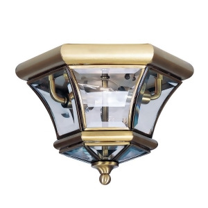Livex Lighting Monterey/Georgetown Ceiling Mount in Antique Brass 7052-01 - All
