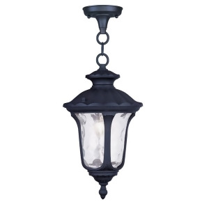 Livex Lighting Oxford Outdoor Chain Hang in Black 7849-04 - All
