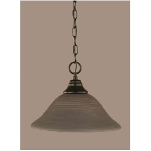 Toltec Lighting 'Chain Hung Pendant 12' Gray Linen Glass' 10-Mb-604 - All