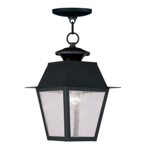 Livex Lighting Mansfield Outdoor Chain Hang in Black 2164-04 - All