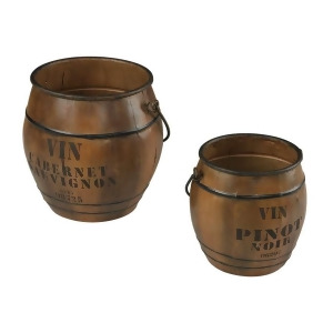 Sterling Industries Wine Culture Bins Set of 2 51-10095-S2 - All