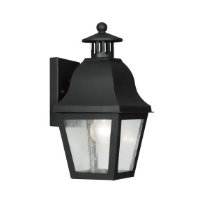 Livex Lighting Amwell Outdoor Wall Lantern in Black 2550-04 - All