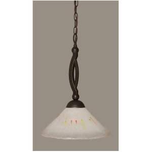 Toltec Lighting Bow Pendant 12' Frosted Crystal Glass 271-Dg-701 - All