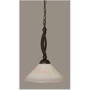 Toltec Lighting Bow Pendant 12' Frosted Crystal Glass 271-Dg-701 - All