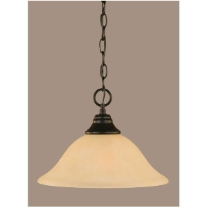 Toltec Lighting 'Chain Hung Pendant 12' Amber Marble Glass' 10-Mb-523 - All