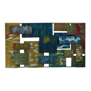 Sterling Ind. Broward-Contemporary Hand Painted Metal Wall Collage 138-062 - All
