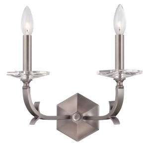 Crystorama Hugo 2 Light Pewter Sconce 2232-Pw - All