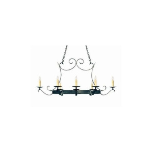 2Nd Ave Lighting Hand Forged Oval Chandelier 87029-51-24H - All