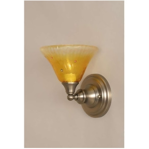 Toltec Lighting Wall Sconce 7' Gold Champagne Crystal Glass 40-Bn-770 - All