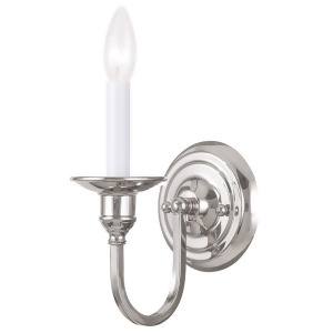 Livex Lighting Cranford Wall Sconce in Polished Nickel 5141-35 - All