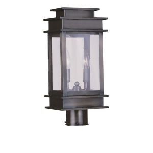 Livex Lighting Princeton Outdoor Post Head in Vintage Pewter 2015-29 - All
