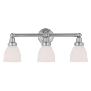Livex Lighting Classic Bath Light in Brushed Nickel 1023-91 - All