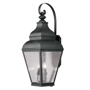 Livex Lighting Exeter Outdoor Wall Lantern in Black 2607-04 - All