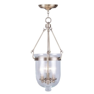 Livex Lighting Jefferson Chain Hang in Antique Brass 5064-01 - All