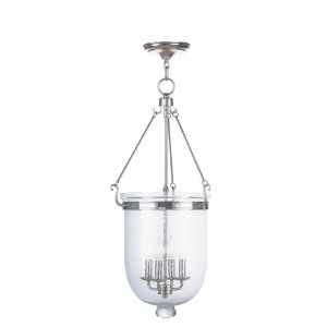 Livex Lighting Jefferson Chain Hang in Polished Nickel 5085-35 - All