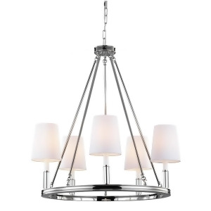 Feiss 5-Light Lismore Chandelier Polished Nickel F2922-5pn - All