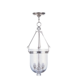 Livex Lighting Jefferson Chain Hang in Polished Nickel 5064-35 - All