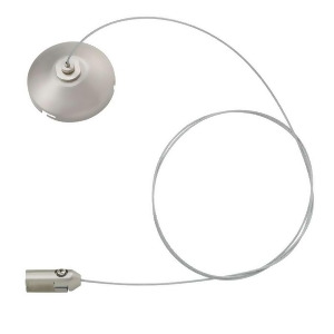 Wac Lighting Lv Monorail Cable Ceiling Suspen 96In Brushed Nickel Lm-cs96-bn - All