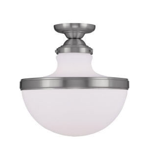 Livex Lighting Oldwick Ceiling Mount in Brushed Nickel 5723-91 - All