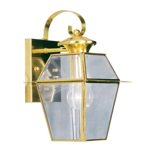 Livex Lighting Westover Outdoor Wall Lantern in Polished Brass 2181-02 - All