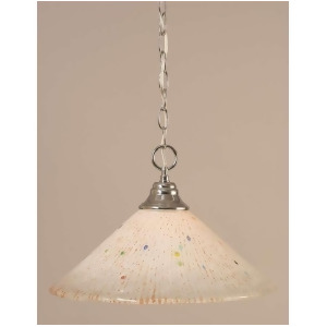 Toltec Lighting Chain Hung Pendant 16 Frosted Crystal Glass 10-Ch-711 - All