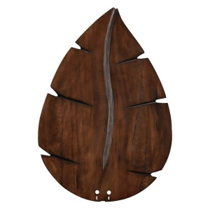 Fanimation 26 Wide Oval Leaf Carved Wood Blade Walnut B6080wa - All